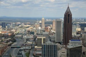 Aerial View Atlanta Landscape Georgia City